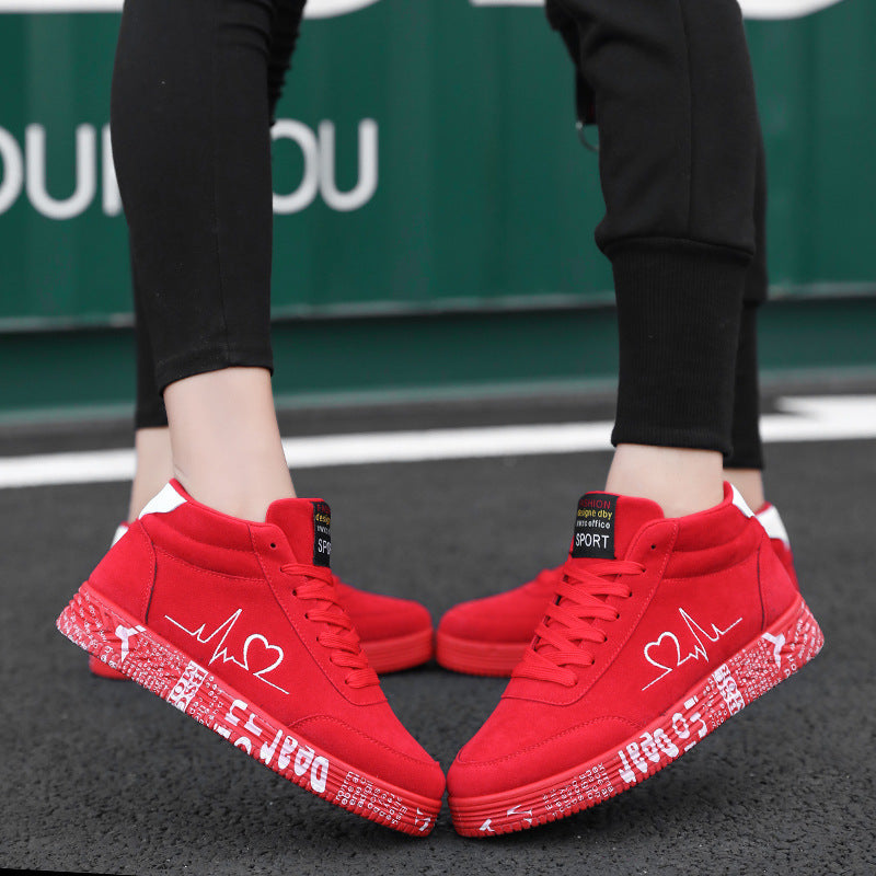 Couple's casual shoes Spring and Autumn new board shoes Men's trendy shoes Youth casual women's sports shoes Men - Korvel