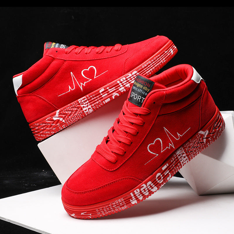 Couple's casual shoes Spring and Autumn new board shoes Men's trendy shoes Youth casual women's sports shoes Men - Korvel