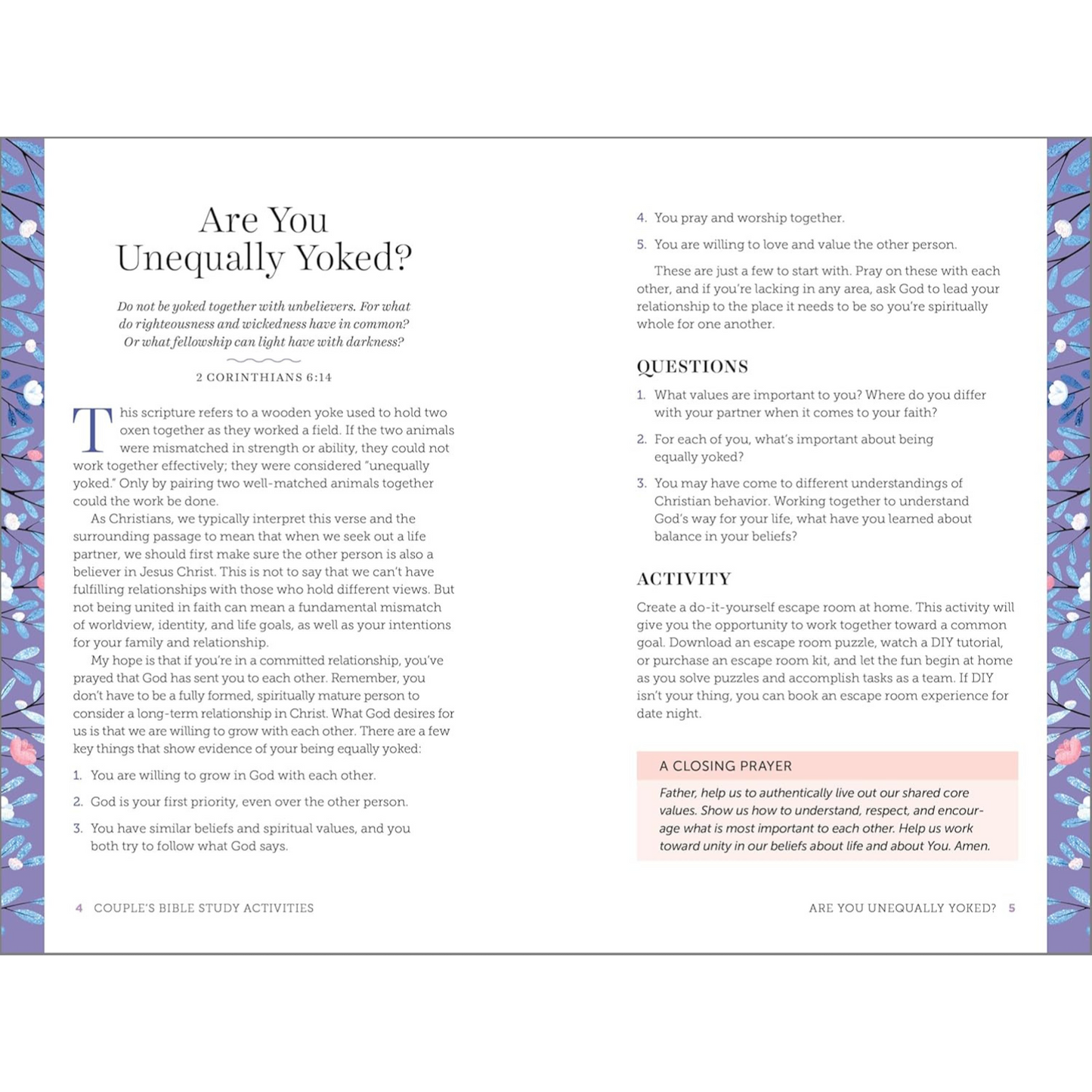 Strengthen Your Bond with Couple's Bible Study Activities (Spiral Bound) - Korvel