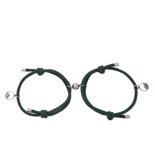 Bracelets Magnétiques pour Couples - Bijoux d'Amitié Ajustables