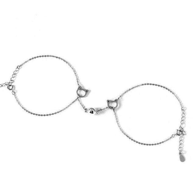 Bracelets d'Attraction Magnétique pour Couples - Bijoux en Acier Inoxydable Élégants