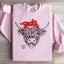 Charming Cow Print Sweatshirt