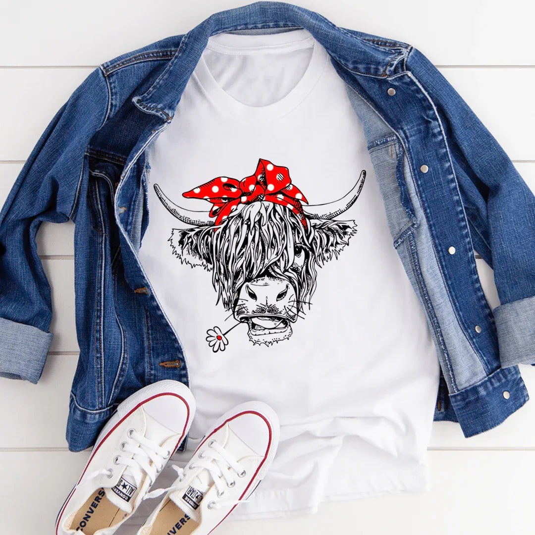Camiseta de vaca