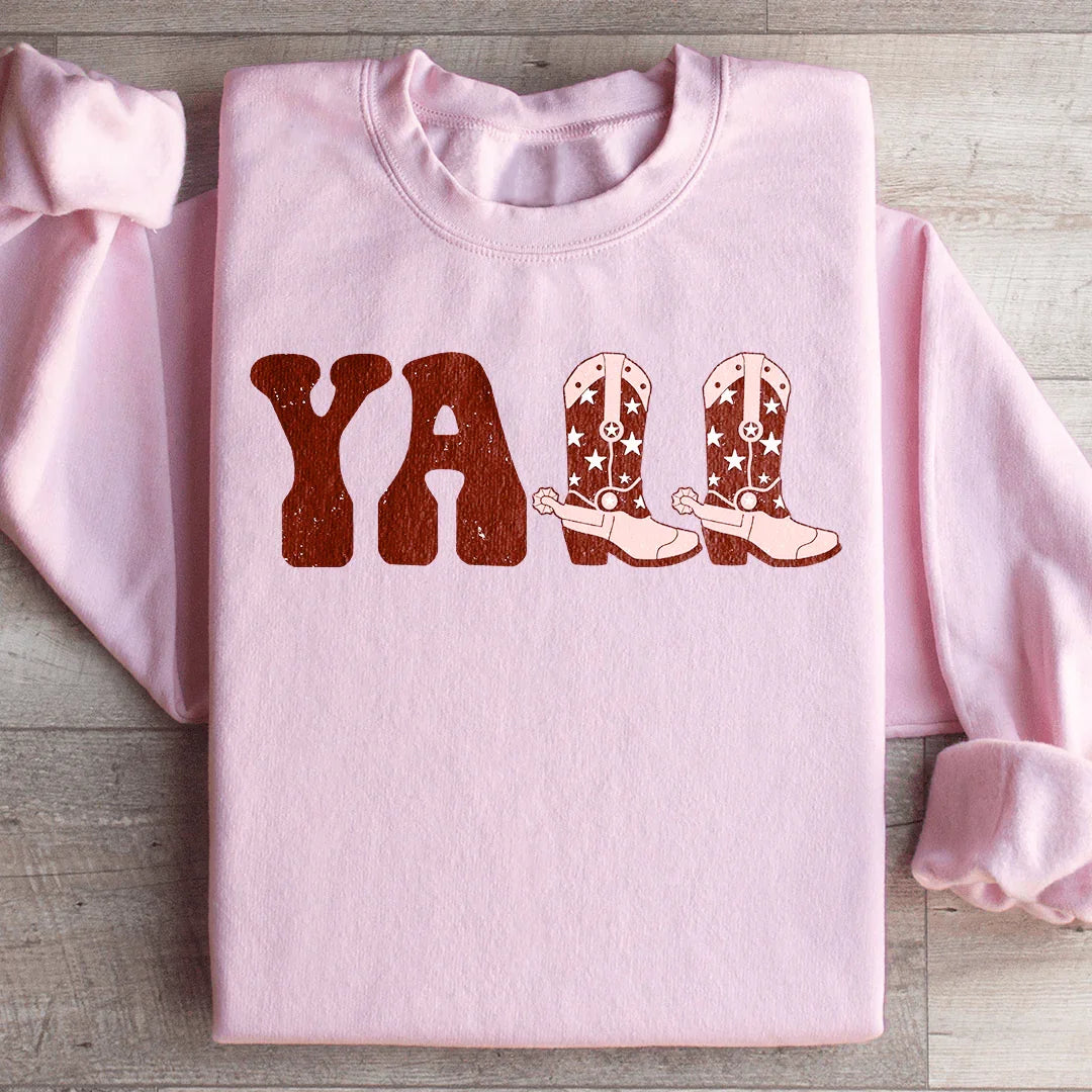 Sudadera con botas de vaquero
