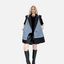 Cowboy patchwork suit vest women's irregular fashion vest jacket - Korvel