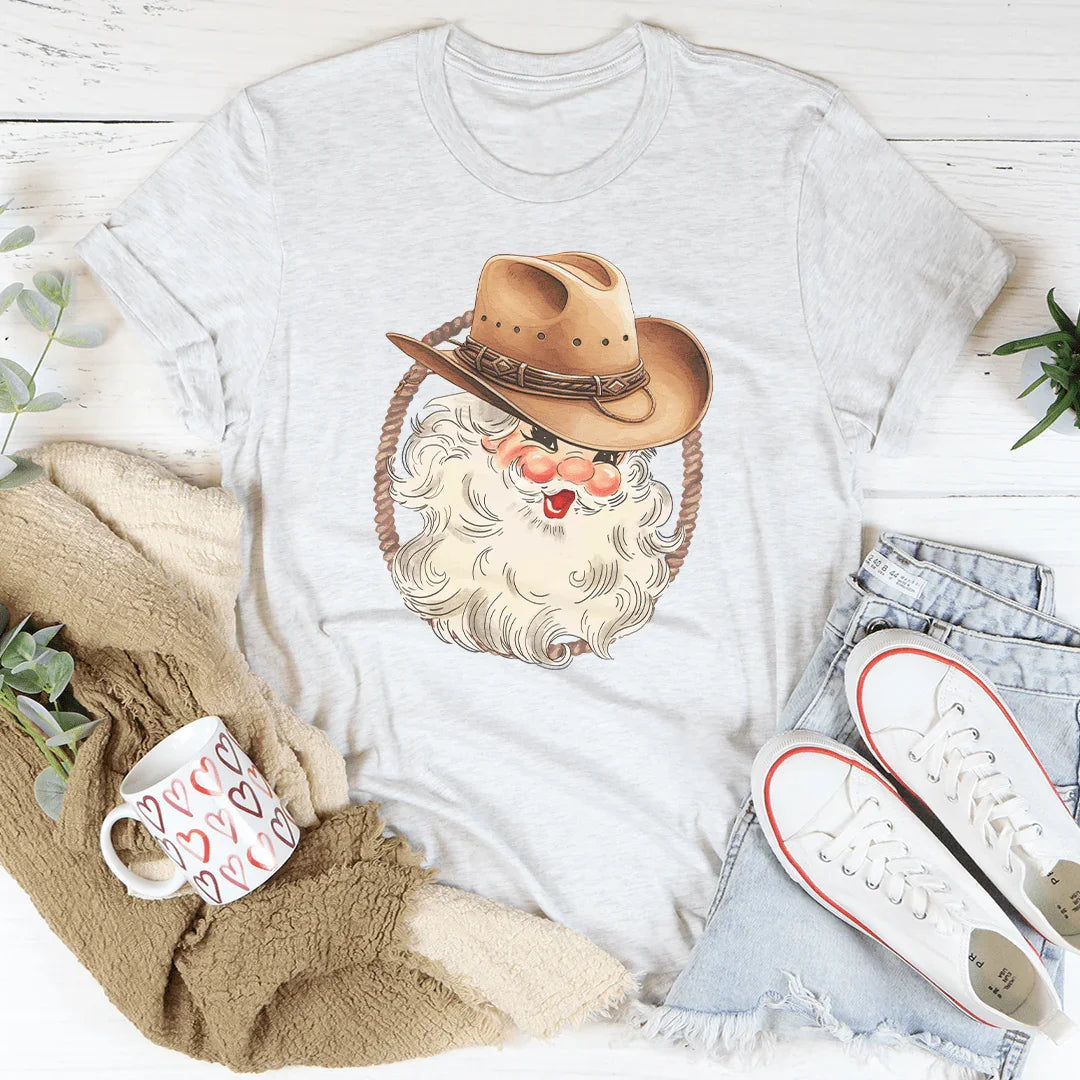 Camiseta de vaquero de Santa