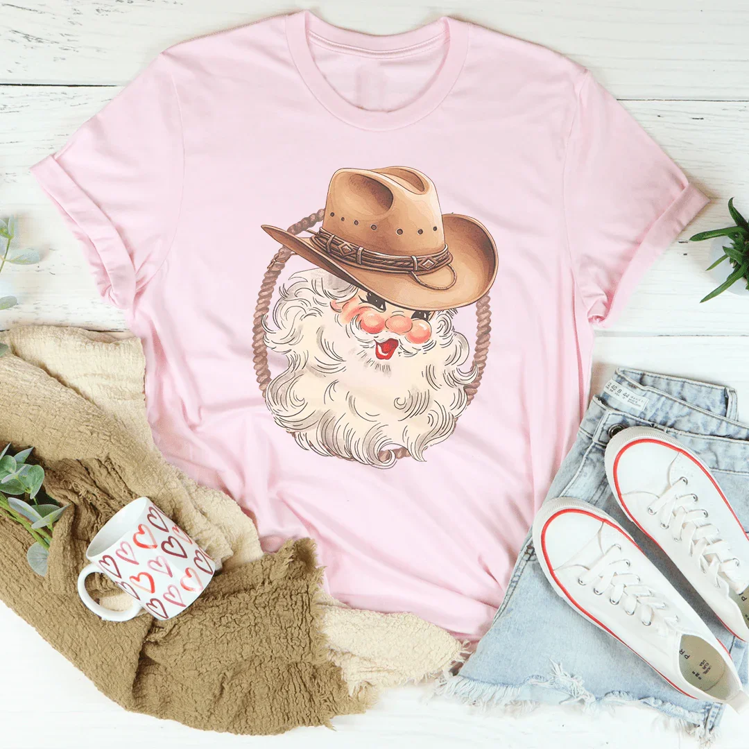 Camiseta de vaquero de Santa