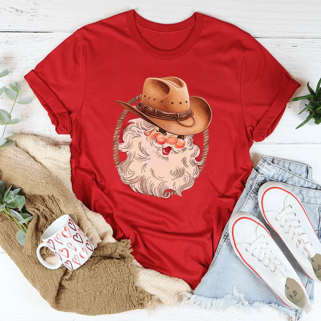 Camiseta de vaquero de Santa
