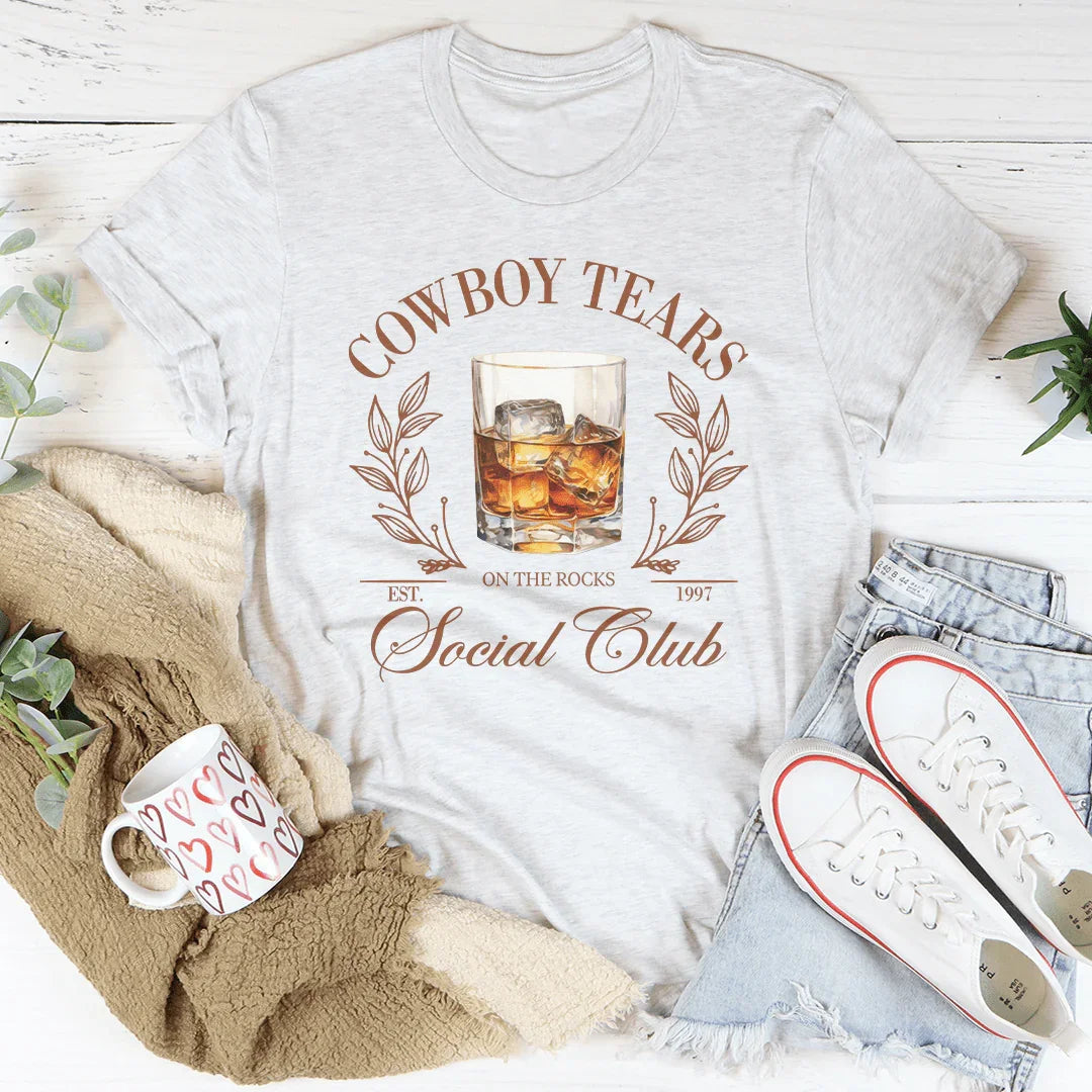 Camiseta del club social Cowboy Tears