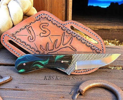Authentic Cowboy Knives with Durable Steel Blades and Stylish Resin Handles - Korvel