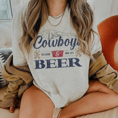Camiseta Cowboys & Beer
