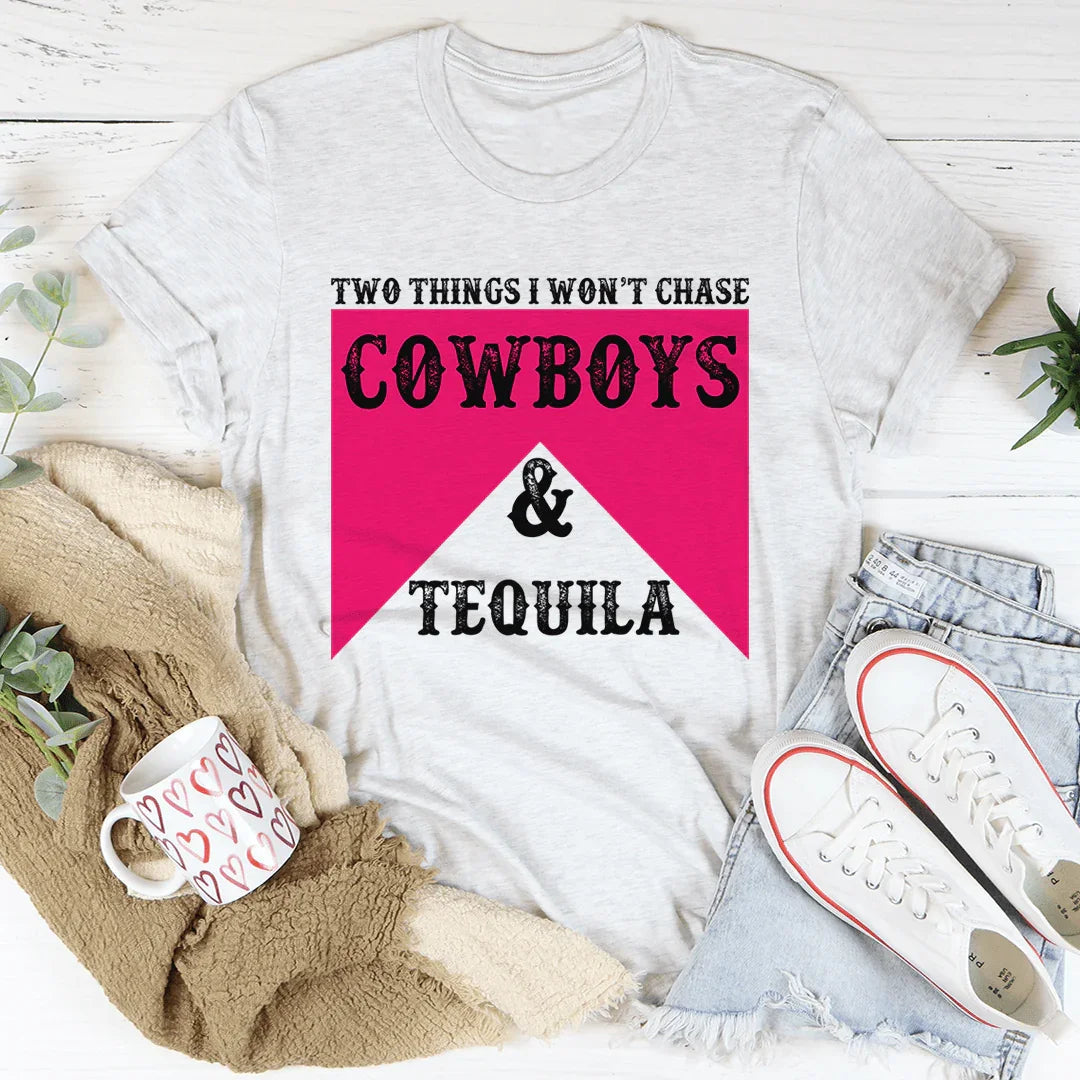 Camiseta de vaqueros y tequila