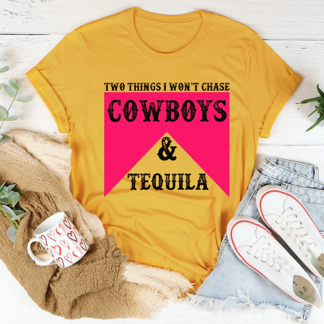 Camiseta de vaqueros y tequila