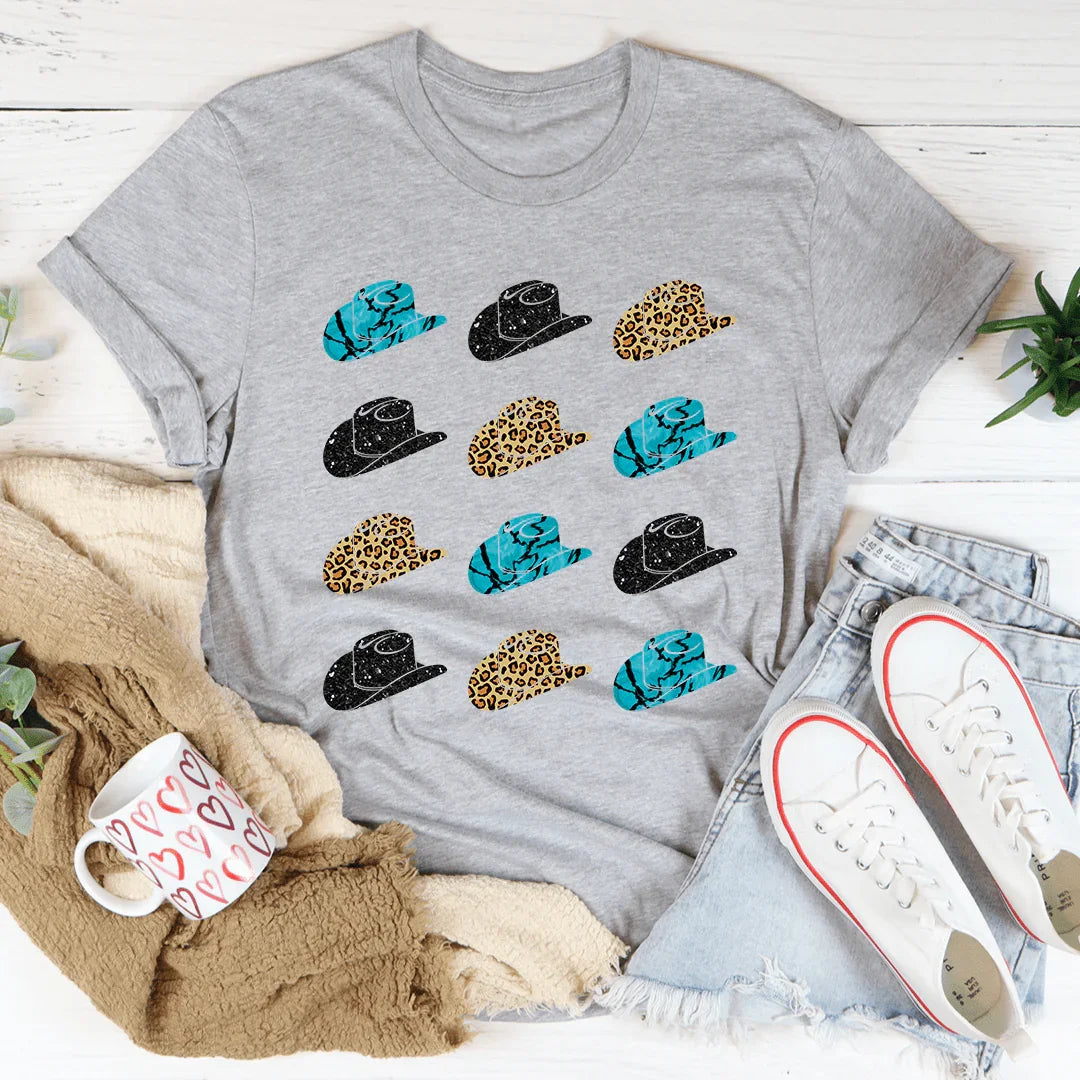 T-shirt Cowgirl Hats - Design Exclusif