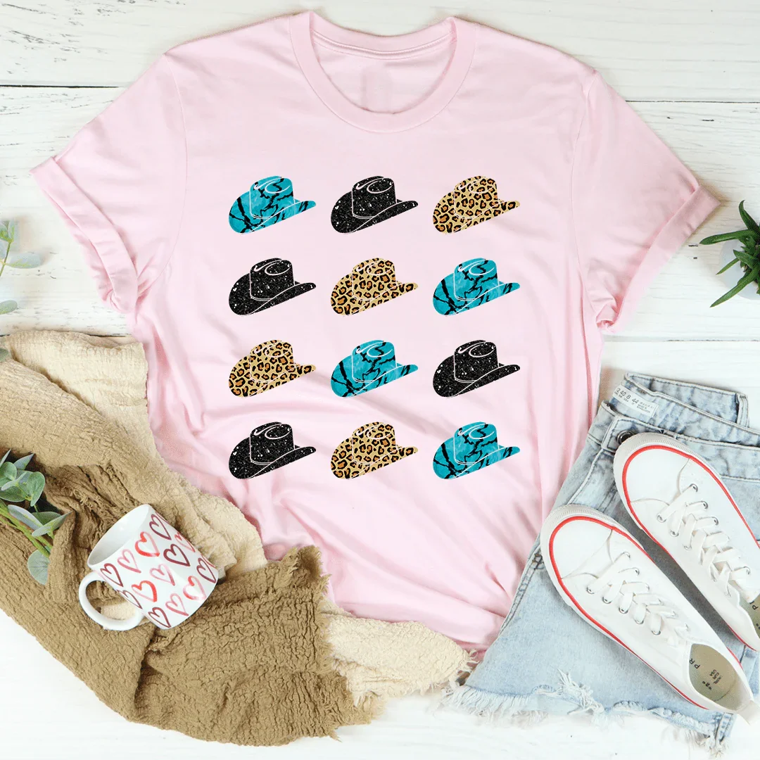T-shirt Cowgirl Hats - Design Exclusif