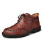 MANDOTOS Cowhide Leather Men's Boots - All Day Comfort & Durability
