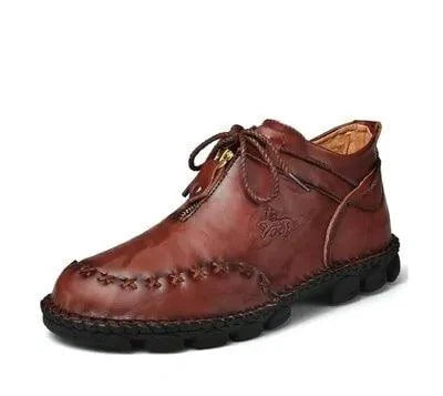 MANDOTOS Cowhide Leather Men's Boots - All Day Comfort & Durability