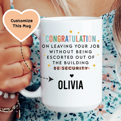 Personalized Coworker Farewell Mug