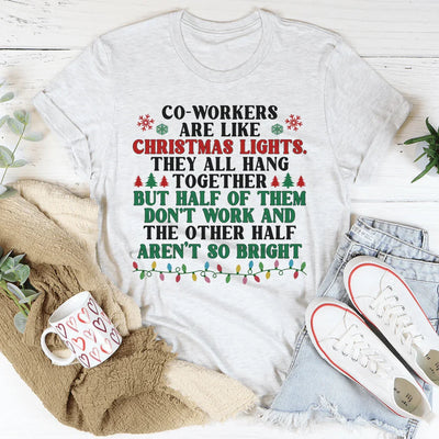 Los compañeros de trabajo son como luces de Navidad