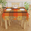 Nappe en Plaid d'Automne avec Empreintes de Pattes