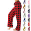Pantalones de pijama de algodón a cuadros búfalo cómodos