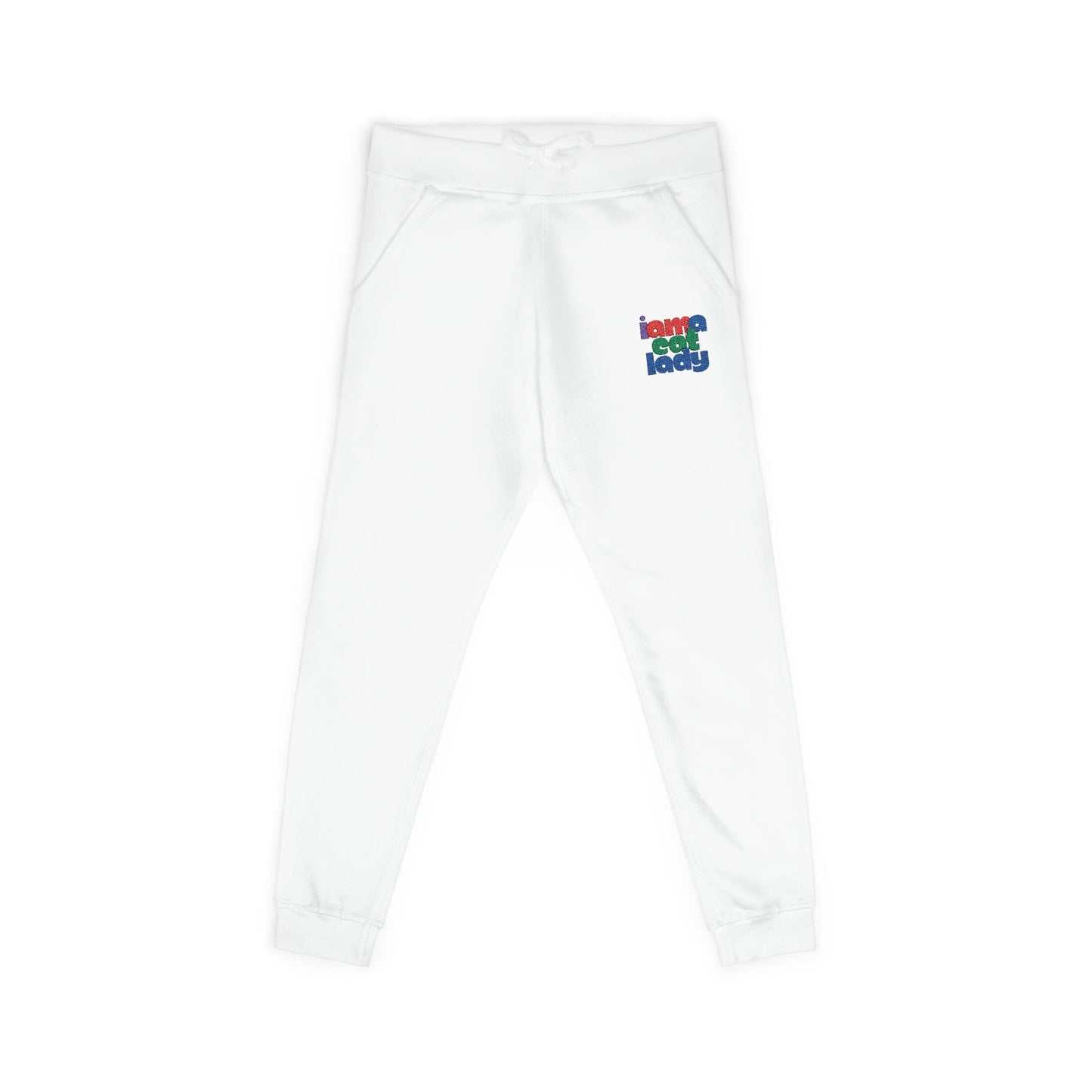Cozy Embroidered Unisex Fleece Sweatpants