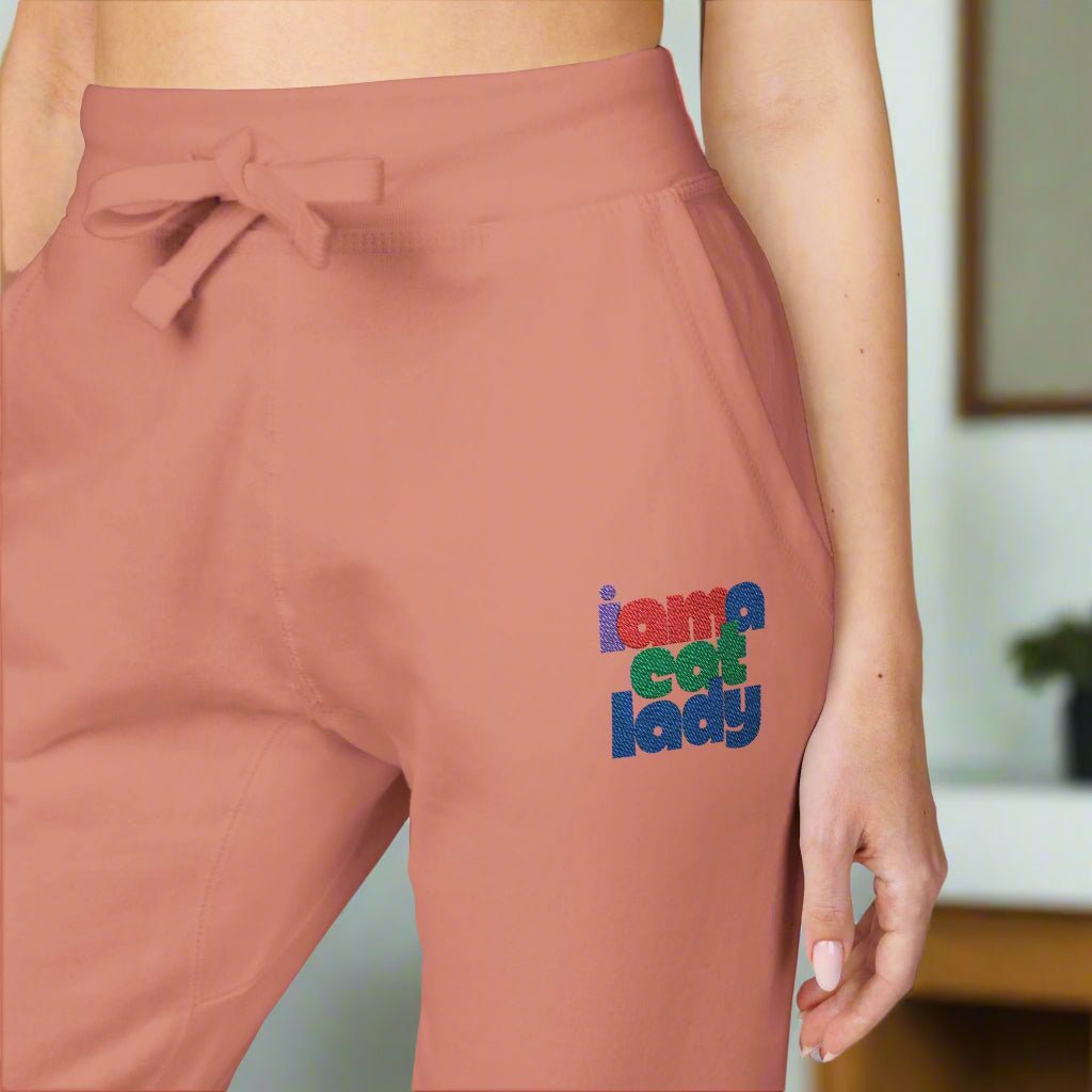 Cozy Embroidered Unisex Fleece Sweatpants