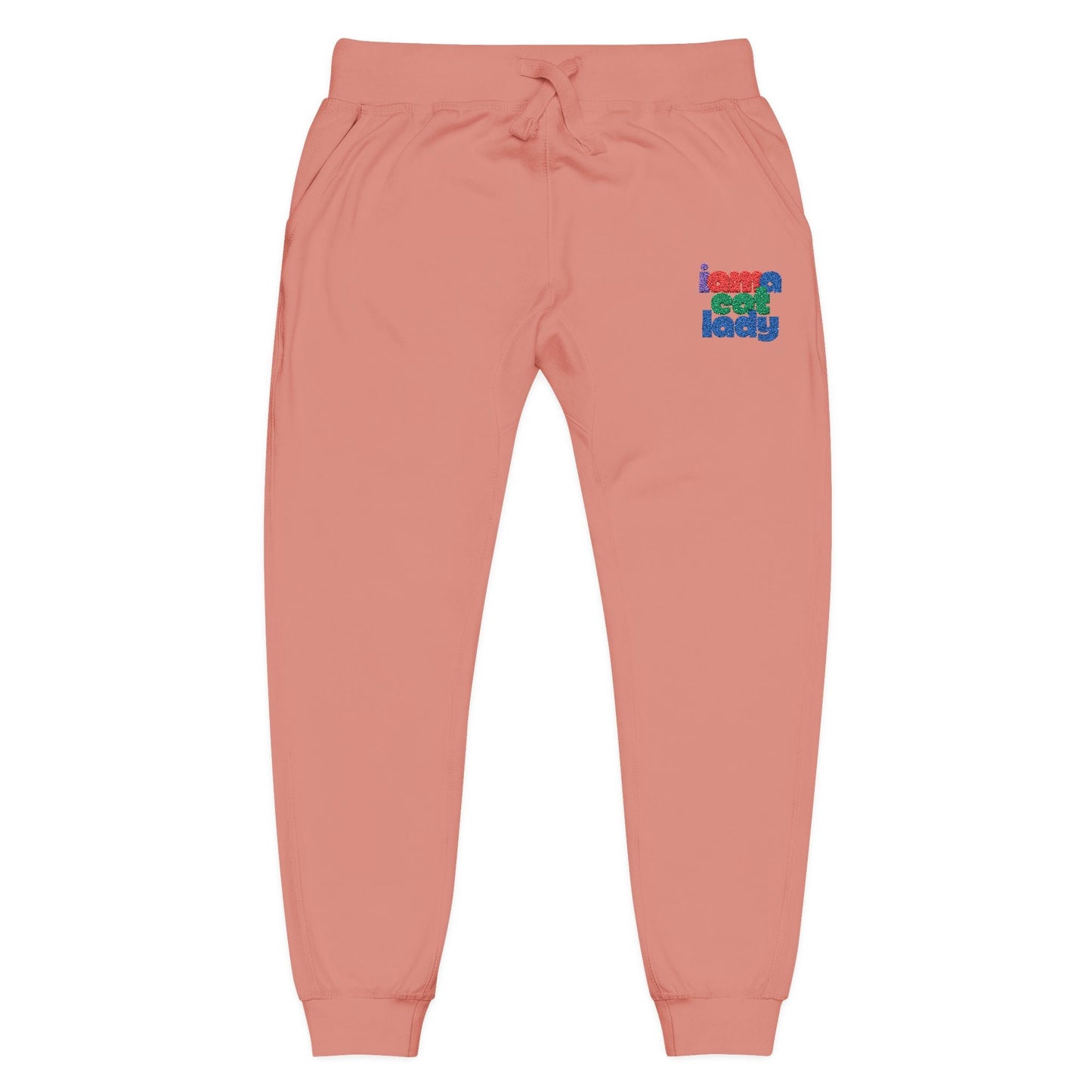 Cozy Embroidered Unisex Fleece Sweatpants