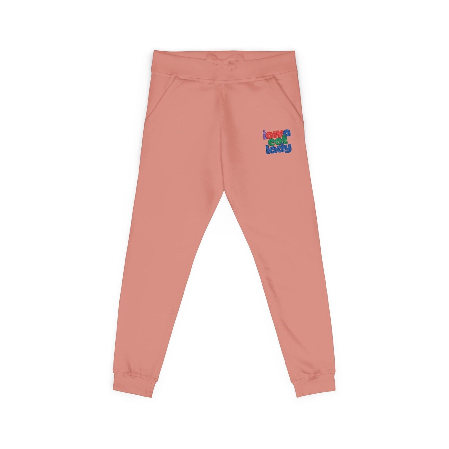 Cozy Embroidered Unisex Fleece Sweatpants