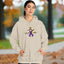 Sweat à capuche violet Halloween confortable