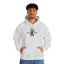 Sweat à capuche violet Halloween confortable