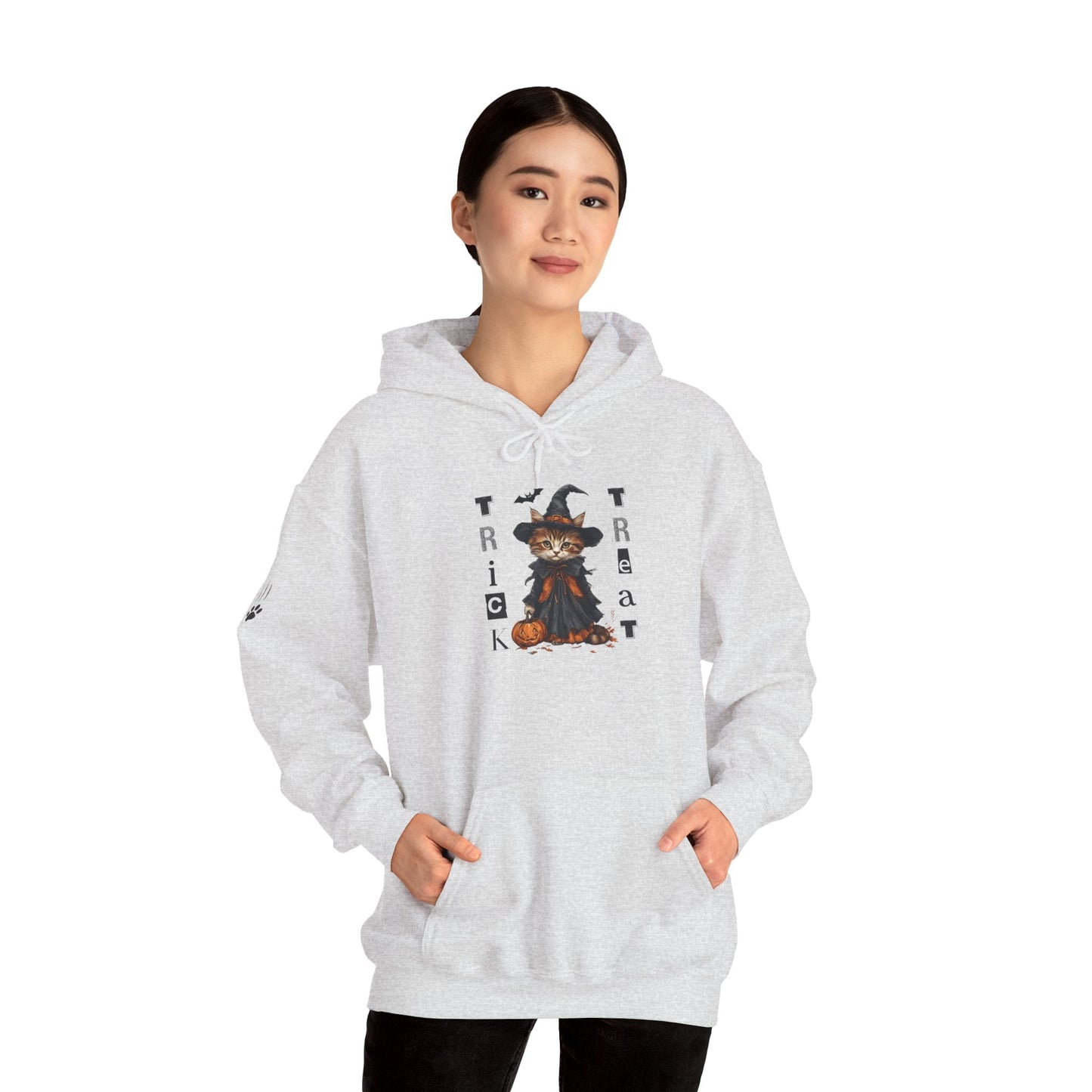 Hoodie de chat sorcière d'Halloween confortable