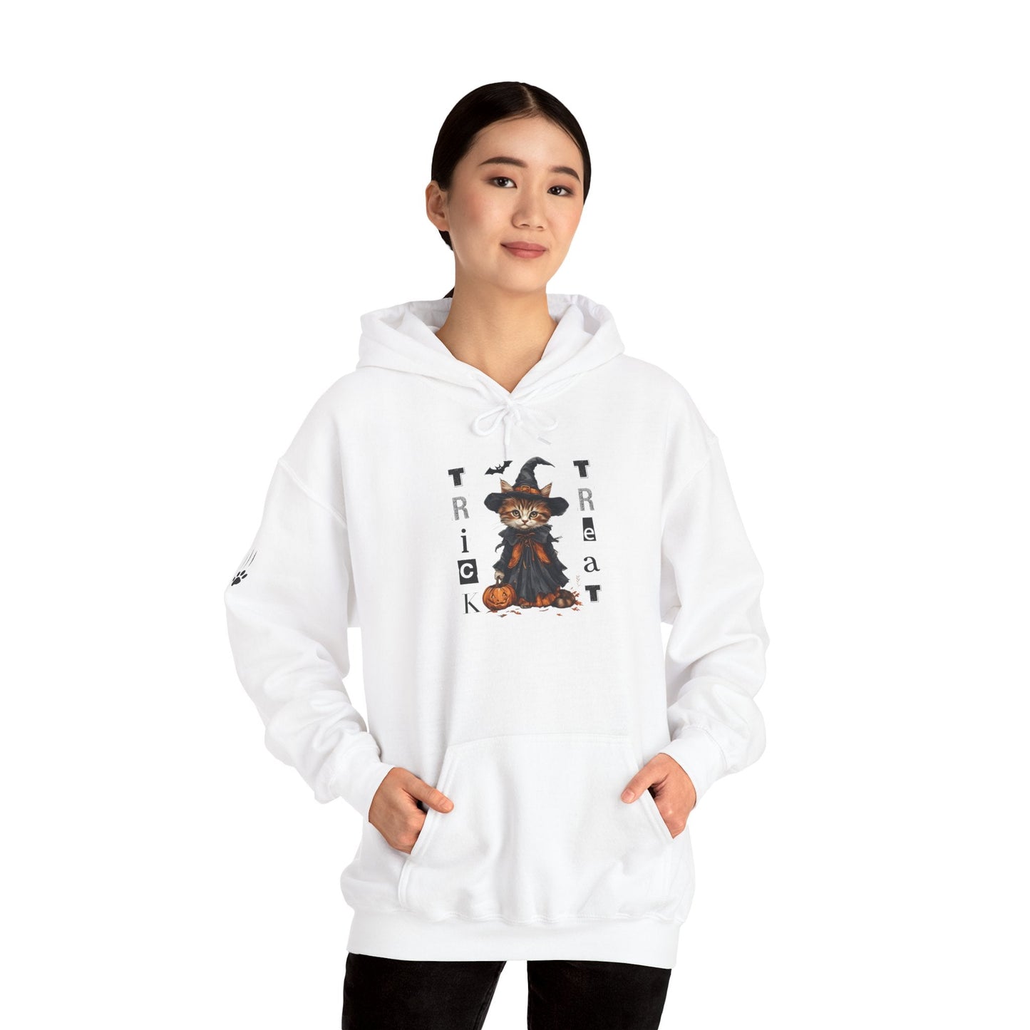 Hoodie de chat sorcière d'Halloween confortable