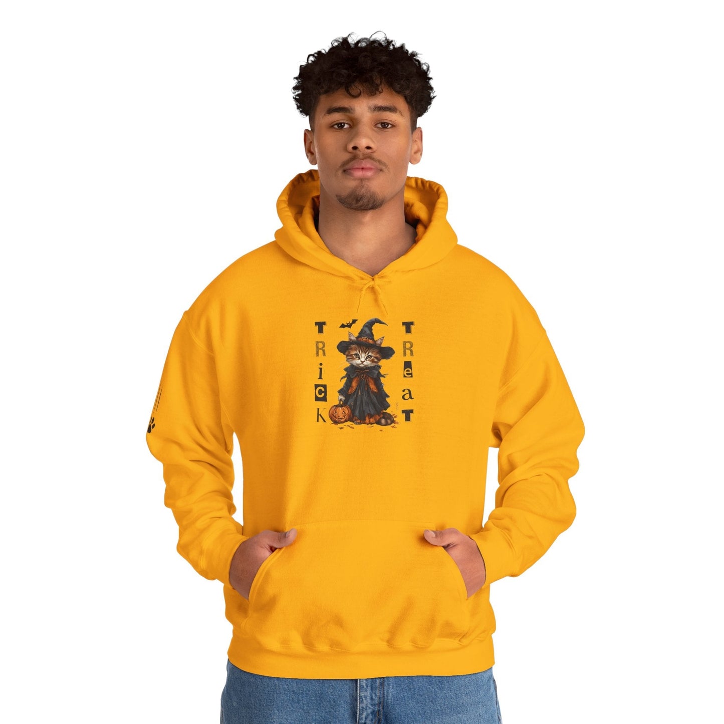 Hoodie de chat sorcière d'Halloween confortable