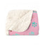 Cozy Paw Print Sherpa Fleece Blanket for Pet Lovers