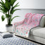 Cozy Paw Print Sherpa Fleece Blanket for Pet Lovers