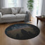 Tapis rond confortable avec design inspirant de chat