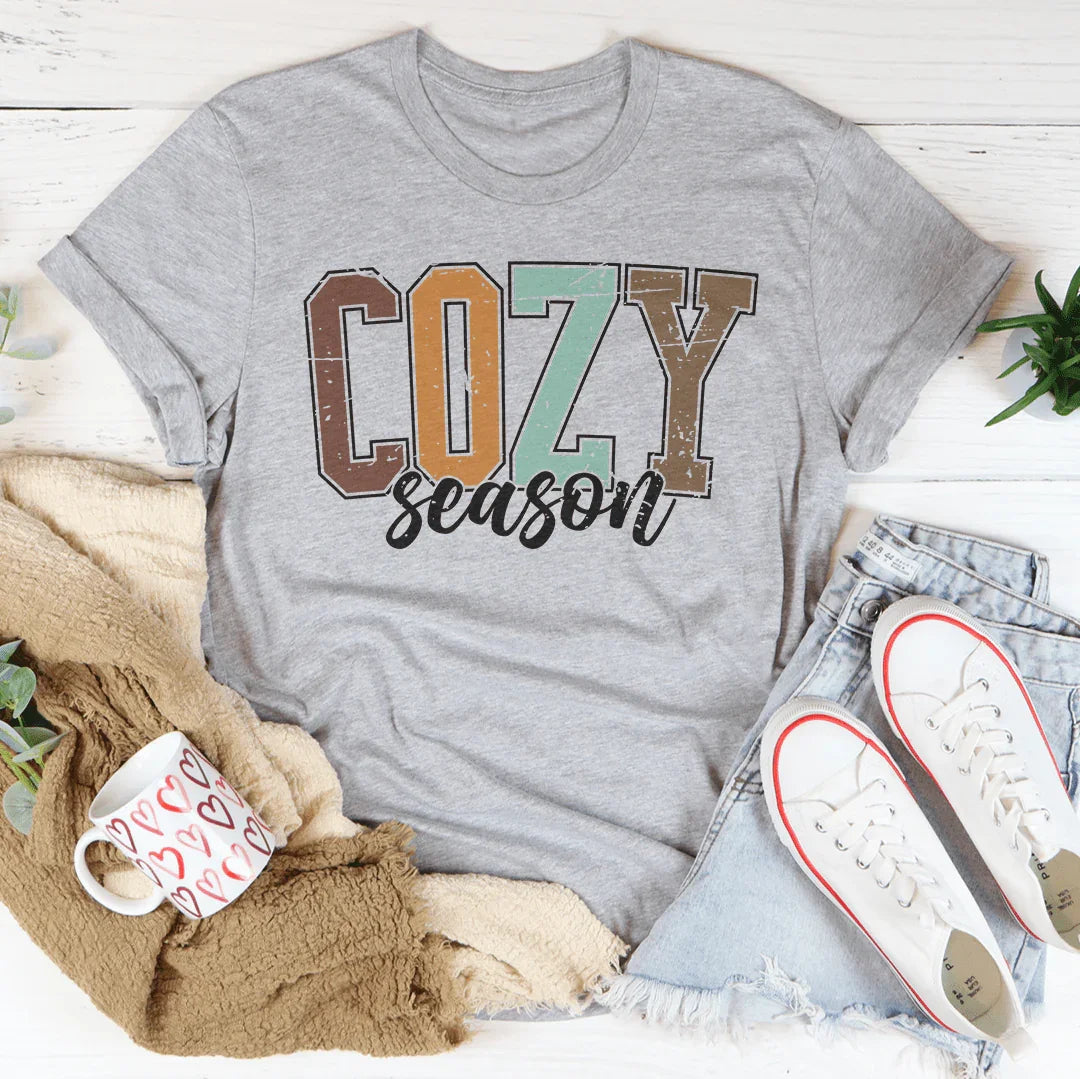 Camiseta de temporada acogedora