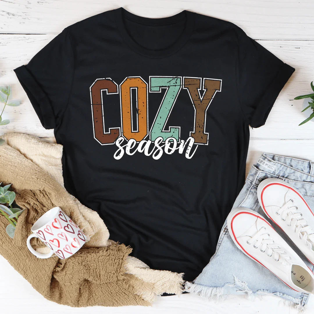Camiseta de temporada acogedora