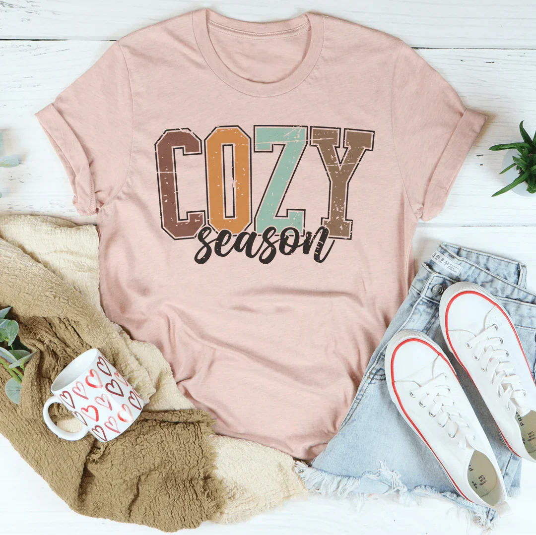 Camiseta de temporada acogedora
