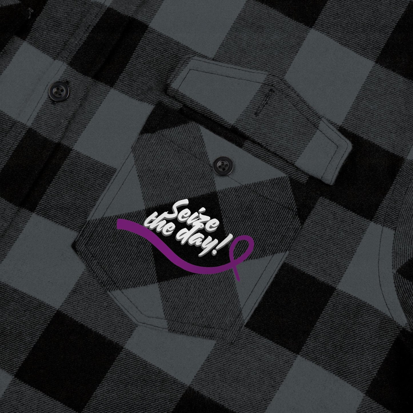 Cozy Seize the Day Unisex Flannel Shirt