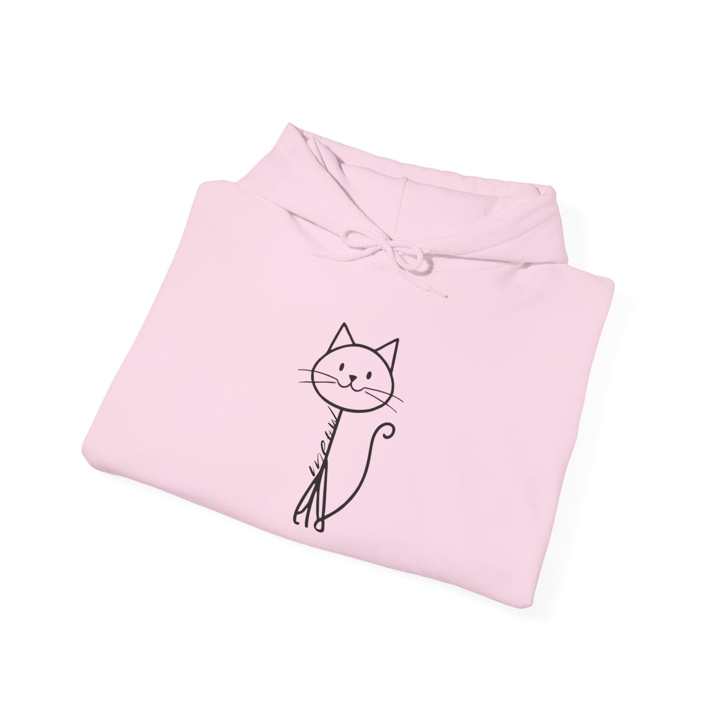 Cozy Stick Cat Lover Hoodie