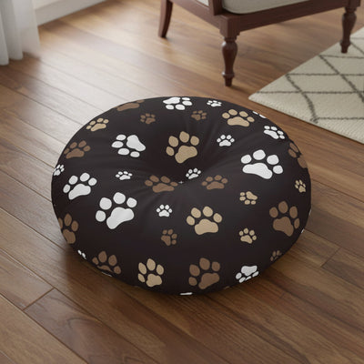 Almohadilla de Suelo Acogedora con Diseño de Huella de Mascota