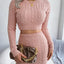 Slim Two-Piece Twist Sweater Knit Skirt Set