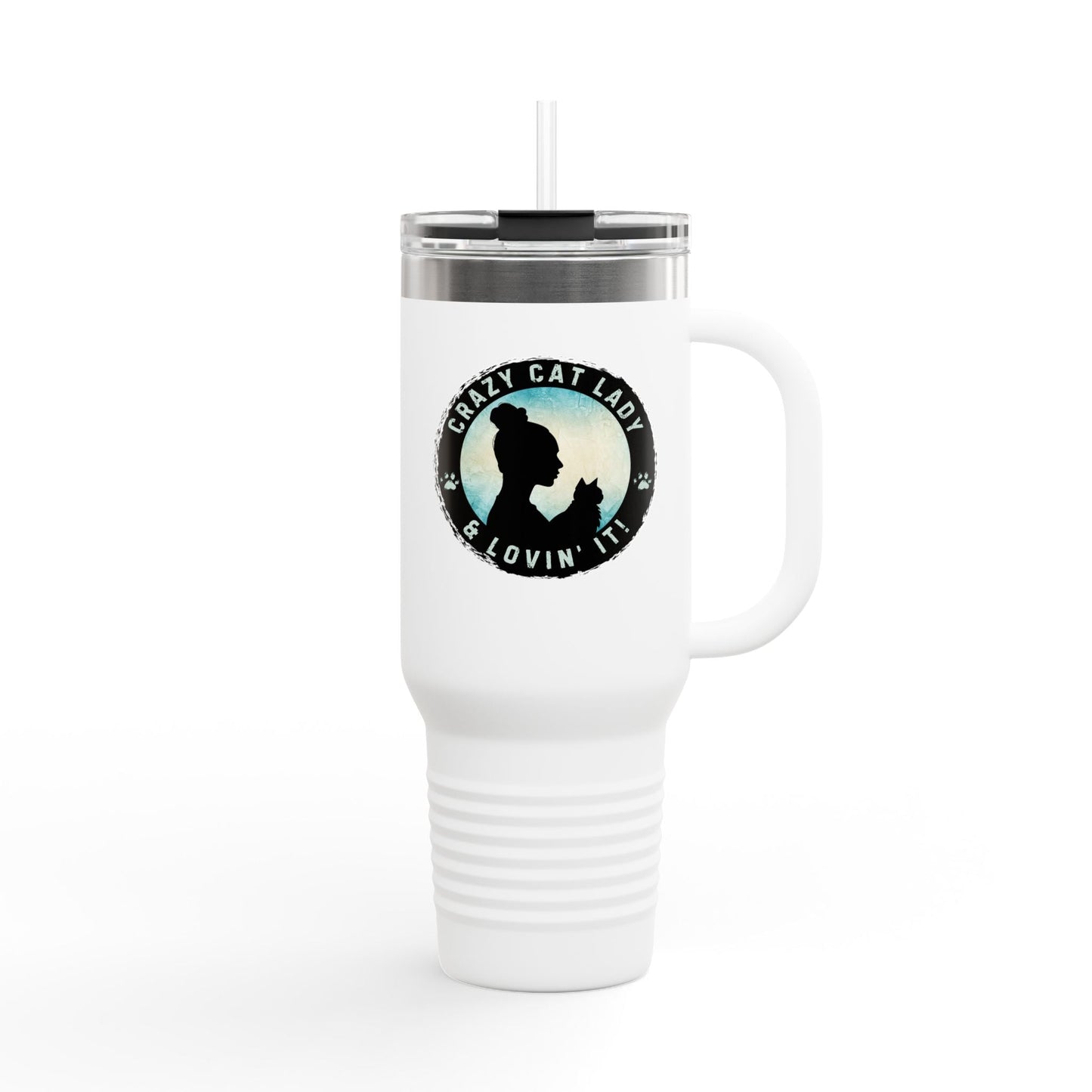 Crazy Cat Lady Insulated Travel Mug - 40oz