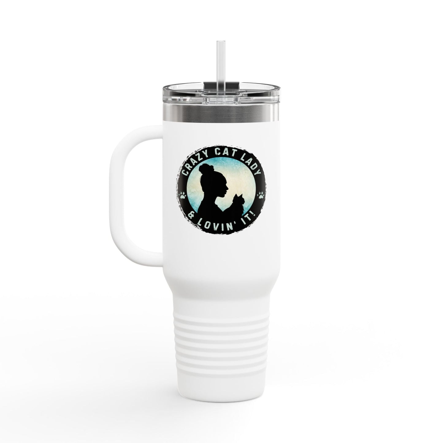 Crazy Cat Lady Insulated Travel Mug - 40oz