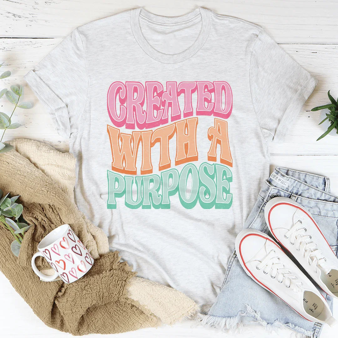 T-shirt Créé Avec Un But