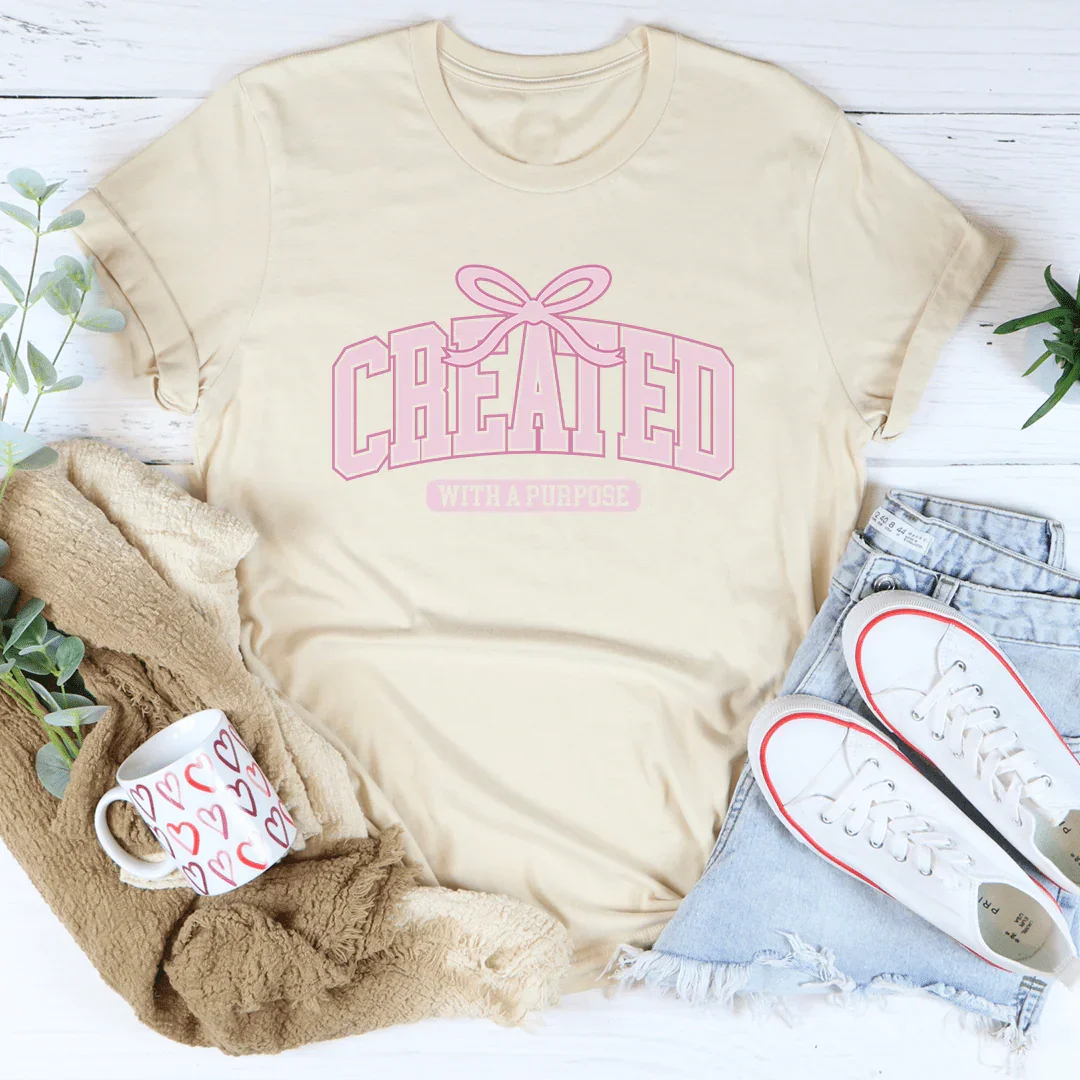 T-shirt Créé Avec Un But