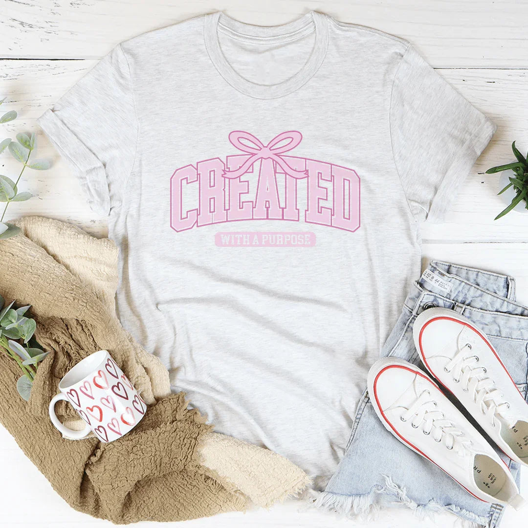 T-shirt Créé Avec Un But