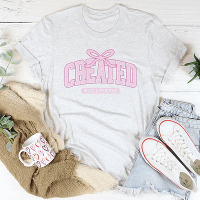 T-shirt Créé Avec Un But